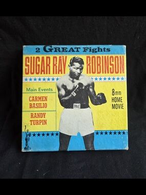 Sugar Ray Robinson 8mm Home Movie Box - Sugar Ray Robinson Columbia Pictures
